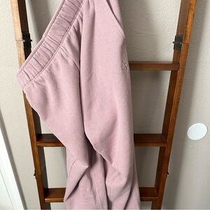 Calvin Klein sweatpants, women's, size medium, mauve color.